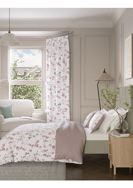 Saf Pamuklu Çift Taraflı Saten Nevresim Takımı