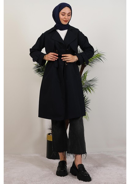 Rowan Trençkot Lacivert fiyatları