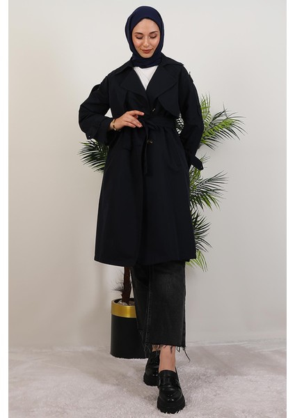 Rowan Trençkot Lacivert fırsatları