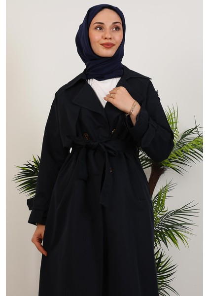 Rowan Trençkot Lacivert indirimleri