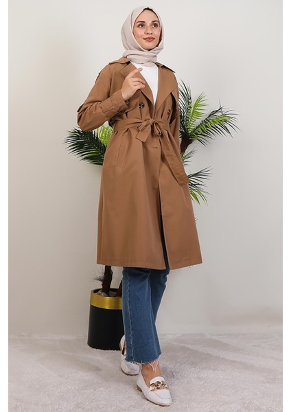 Rowan Trençkot Sütlükahve modelleri