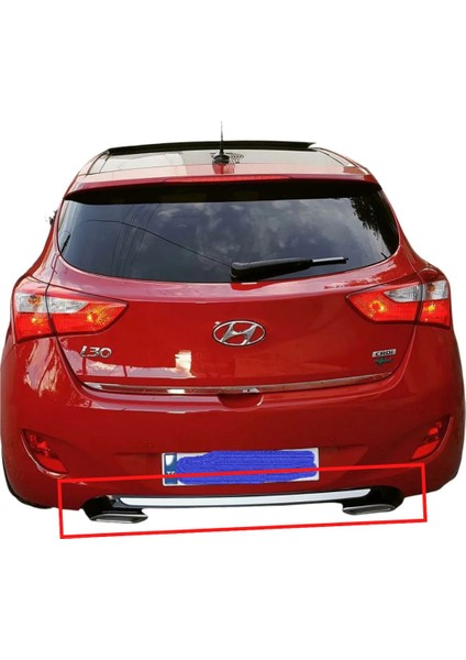 Hyundai I30 2013-2016 Arka Difüzör (( Boyasız ))