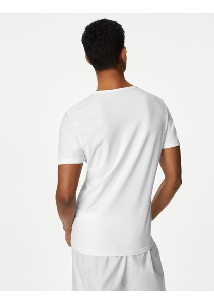 3'lü Cool&fresh™ Kısa Kollu Atlet Seti fırsatları
