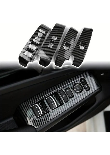 Honda Civic Fe 2022-2025 Kapı Kontrol Kaplaması Karbon Renk