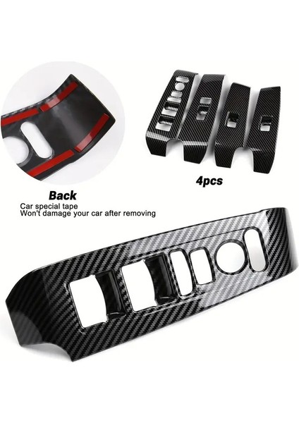 Honda Civic Fe 2022-2025 Kapı Kontrol Kaplaması Karbon Renk fiyatları