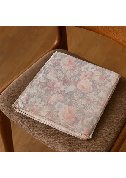 Tropikal Çiçek Desenli Kırlent Kılıfı - Siyah Zemin Turuncu Beyaz Kırmızı Çiçekli, Tela Destekli Overlok Dikişli, Gizli Fermuarlı, , Dekoratif Kılıf fiyatları