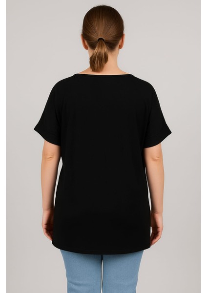 Kadın Büyük Beden Özel Desen Viskon Bluz indirimleri