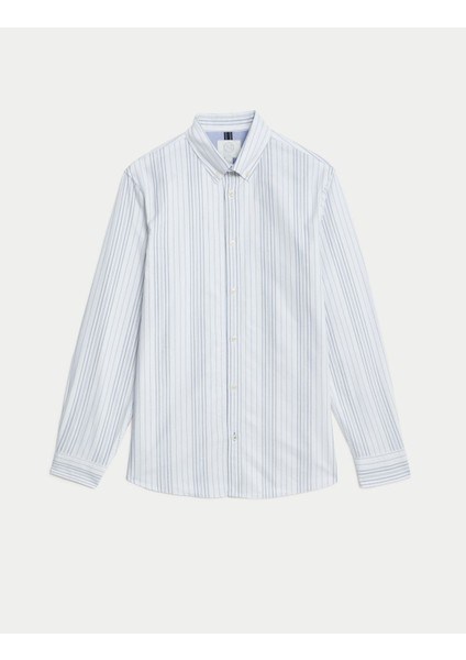 Regular Fit Uzun Kollu Oxford Gömlek