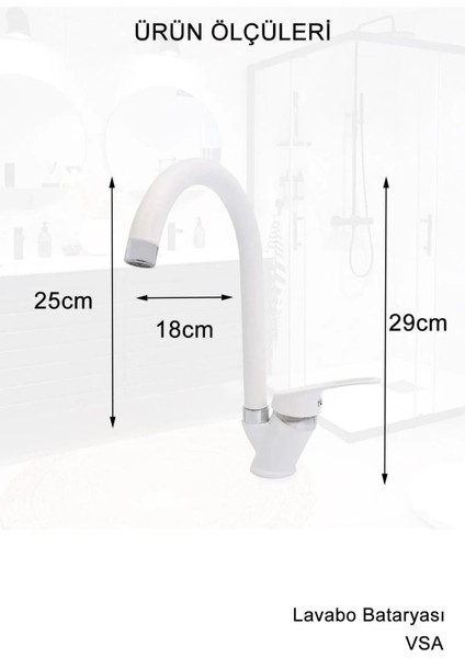 Beyaz Yağmurlama Tepe Duş Seti Banyo Lavabo Batarya Set Yeni Nesil Sürgülü Duş Seti modelleri