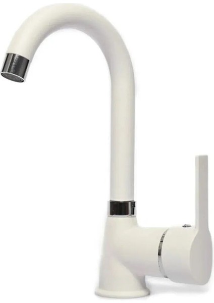 Beyaz Kısa Lavabo Bataryası Delta Banyo Sıcak Soğuk Su Girişli Musluk fırsatları