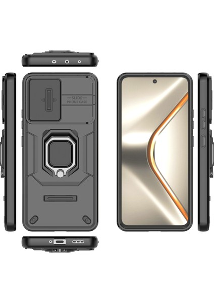 Oppo K12S Telefon Kılıfı, Kayar Kamera Kapağı, Döndürülebilir Halka Destekli Askeri Sınıf Darbeye Dayanıklı Koruyucu Kılıf Oppo K12S (Yurt Dışından) fiyatları