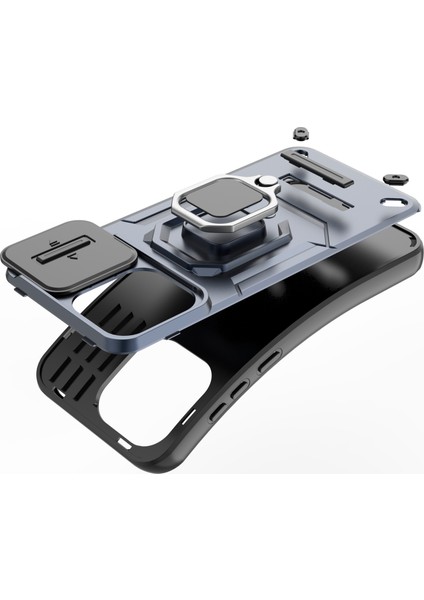 OnePlus 13T Telefon Kılıfı, Kayar Kamera Kapağı, Döndürülebilir Halka Destekli Askeri Sınıf Darbeye Dayanıklı Koruyucu Kılıf OnePlus 13T (Yurt Dışından) fiyatları