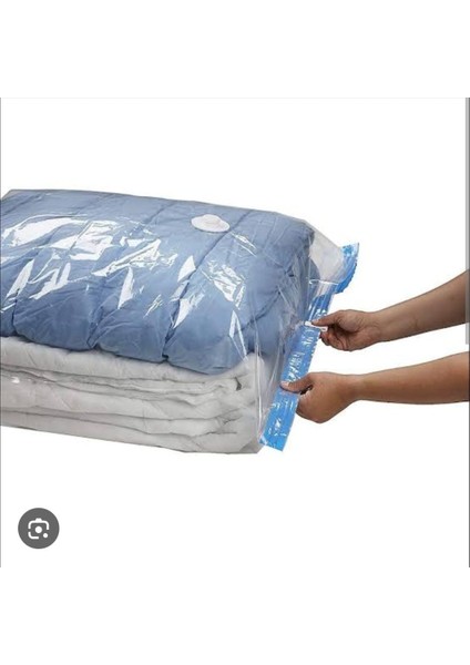 (3 Adet)(Orta Boy) 60 cm x 80 cm - Vakumlu Hurç - Vakumlu Poşet (Elbise- Yastık)