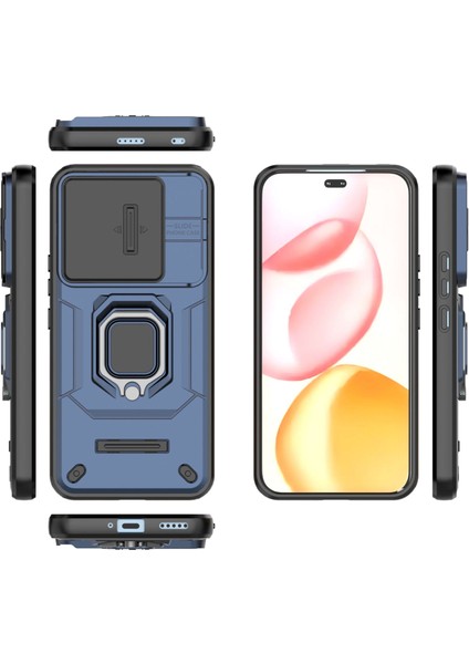 Honor 400 Telefon Kılıfı, Kayar Kamera Kapağı, Döndürülebilir Halka Destekli Askeri Sınıf Darbeye Dayanıklı Koruyucu Kılıf Honor 400 (Yurt Dışından) fiyatları