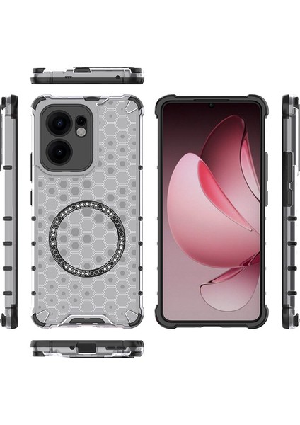 Oppo Reno 13 Manyetik Telefon Kılıfı, Şeffaf Darbeye Dayanıklı Telefon Kılıfı Kapağı Oppo Reno 13 (Yurt Dışından) fiyatları