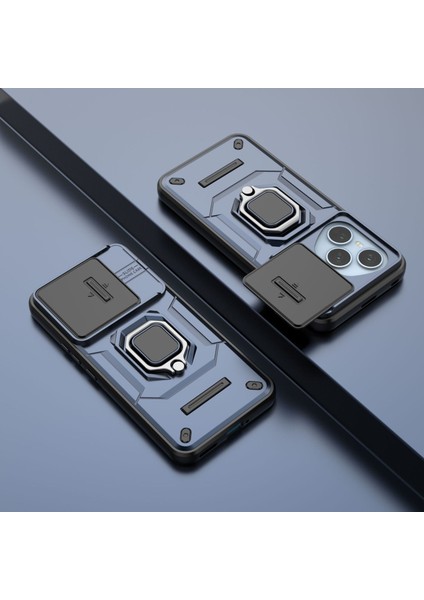 Huawei Honor 400 Pro Kayar Kamera Kılıfı, Döndürülebilir Halka Destekli Askeri Sınıf Darbeye Dayanıklı Koruyucu Kılıf Huawei Honor 400 Pro (Yurt Dışından) modelleri