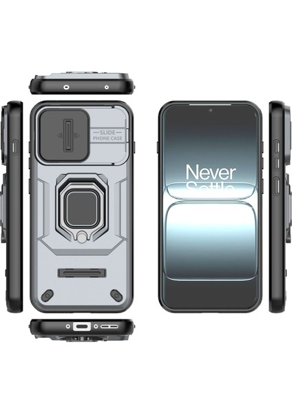 OnePlus 13T Telefon Kılıfı, Kayar Kamera Kapağı, Döndürülebilir Halka Destekli Askeri Sınıf Darbeye Dayanıklı Koruyucu Kılıf OnePlus 13T (Yurt Dışından) fiyatları