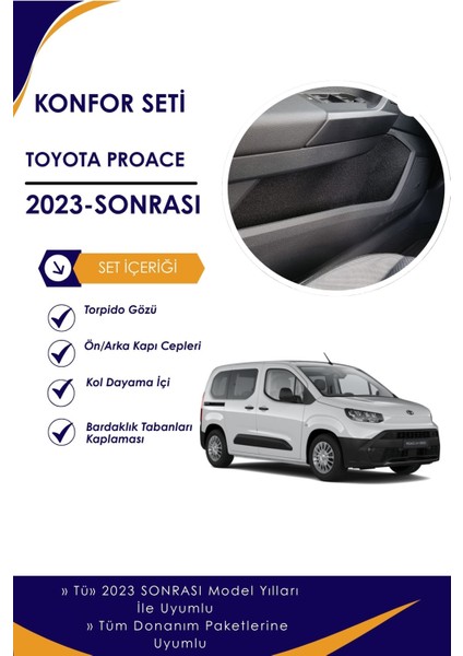 Toyota Proace Konfor Seti 2023 sonrası