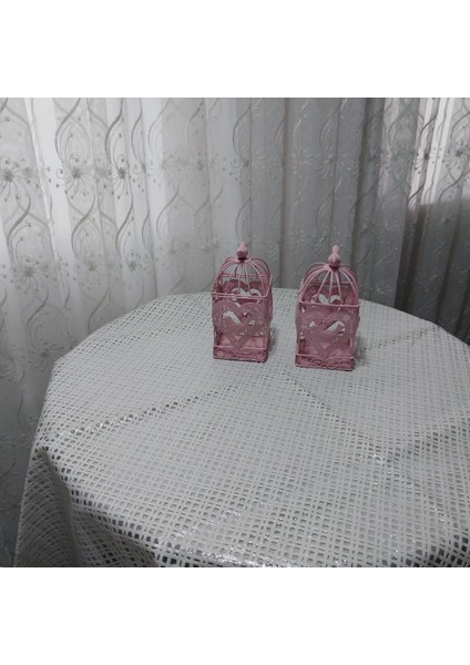 Dantel Çapraz Desen Krem Renk Yuvarlak Masa Örtüsü 135CM Çap fırsatları