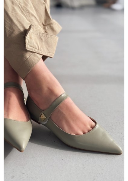 Brano Mat Sivri Burunlu Su Yeşili Kadın Babet fiyatları