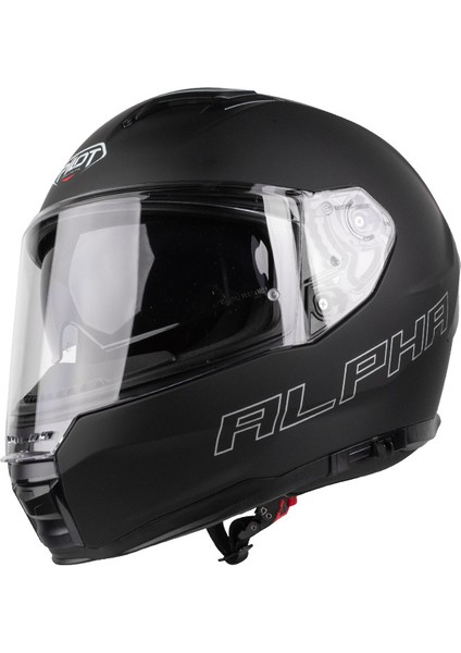 Alpha Sv Mat Siyah Kapalı Motosiklet Kaskı fiyatları