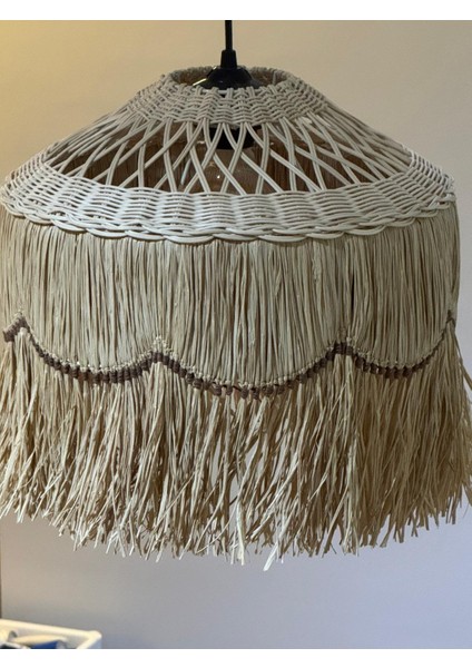 Rattan, Bambu Avize 1, 35 cm -Iskandinav Bohem ,özel Tasarım Aydınlatma-Salon,mutfak.ofis fiyatları
