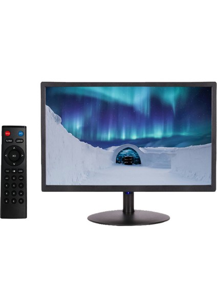 24" LED Monitör | Hdmı VGA USB Rca Hoparlörlü + Uzaktan Kumanda 5ms Duvara Montaj OT24R