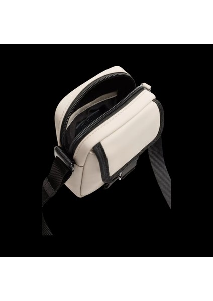 Kaplamalı Dikey Çapraz Askılı Erkek Çanta Kemik Beyaz fırsatları