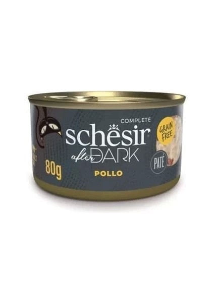 Schesir After Dark Pate Tavuklu Yetişkin Kedi Konservesi 80 gr