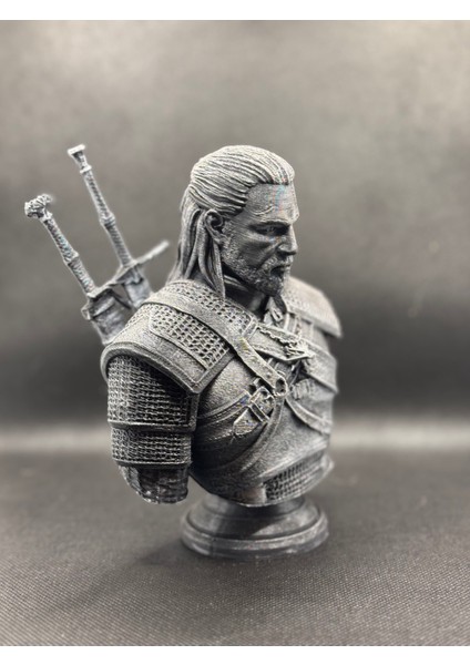 The Witcher Geralt Of Rivia Büst Figürü - 14 cm fiyatları