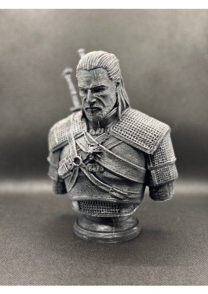 The Witcher Geralt Of Rivia Büst Figürü - 14 cm modelleri