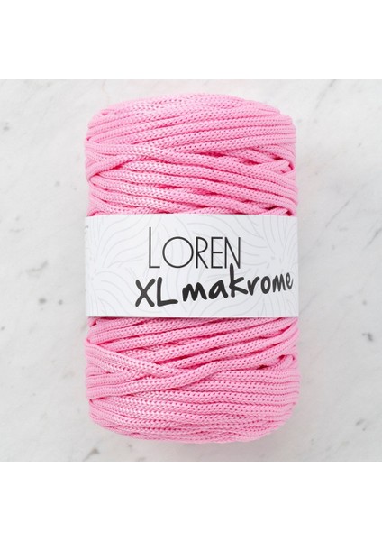 Xl Makrome Pembe El Örgü Ipi - R047 - 33712