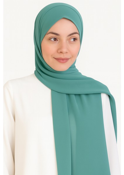 Krep Şifon Şal Siyah – Hafif, Rahat, Şık Günlük ve Özel Gün Kombinleri Için