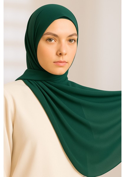 Krep Şifon Şal Siyah – Hafif, Rahat, Şık Günlük ve Özel Gün Kombinleri Için