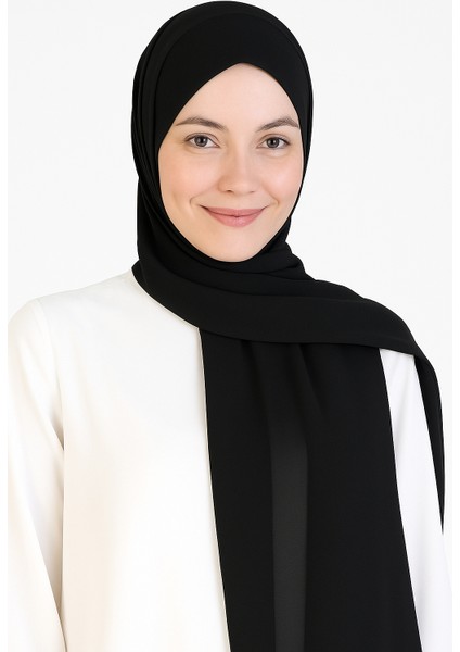 Krep Şifon Şal Siyah – Hafif, Rahat, Şık Günlük ve Özel Gün Kombinleri Için fiyatları