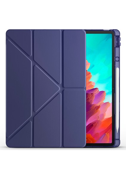 Yesnıce Lenovo Idea Tab Pro 12.7 TB373FU Uyumlu Standlı Kılıf ve Dokunmatik Kalem ve Klavye ve Mouse