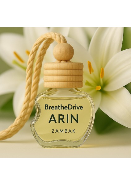 Arın – Zambak - Hipoalerjenik Duygu Odaklı Oto Kokusu - Astim ve Allerji Dostu