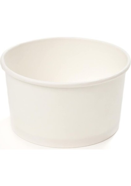 Karton Dondurma Kasesi Beyaz (100CC) 50 Adet