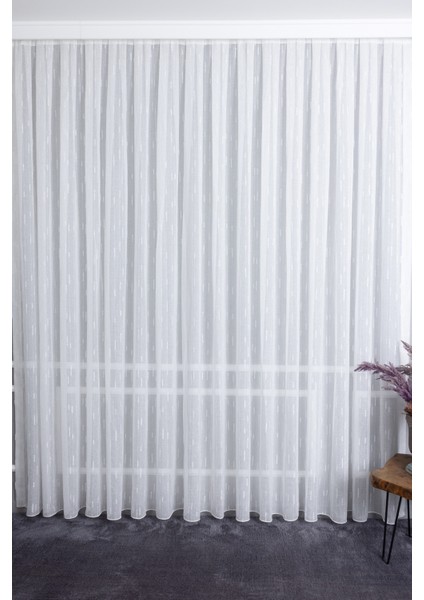 Keten Moroccan Ekru 1/2.5 Normal Pileli Ütü Istemez Kırışmaz Yeni Sezon Salon Oda Tül Perdesi modelleri