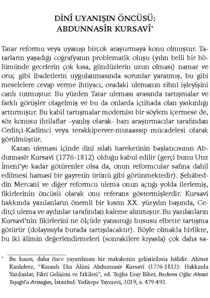 Idil - Ural ve Türkistan'da Fikir Hareketleri