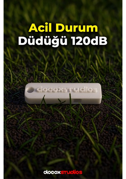 Acil Durum Düdüğü 120DB Yüksek Sesli Deprem ve Acil Durumlar Için Sporcu Düdüğü