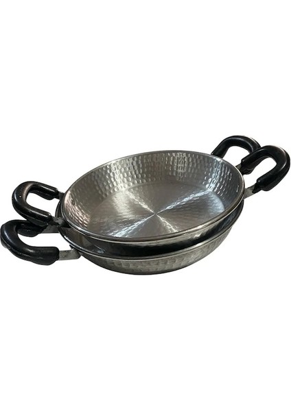 Alüminyum 2'li Tava Seti, Kamp Piknik Tavası 20-22 cm