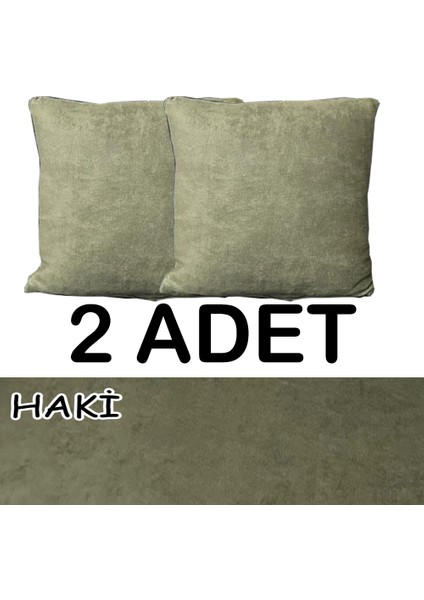 Süet Detaylı Angora Kumaş 2 Adet Kirlent Kılıfı fiyatları