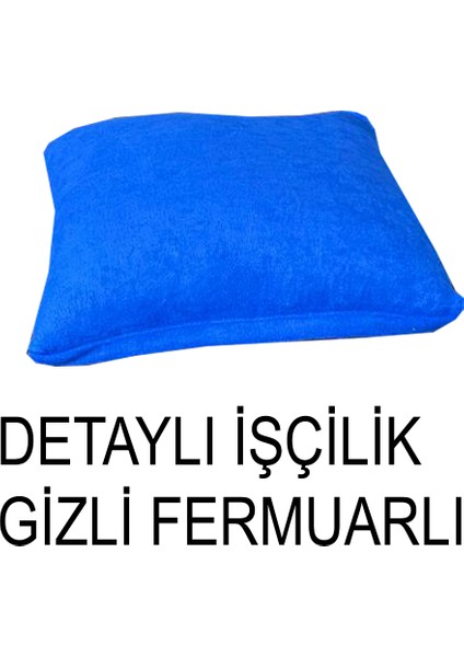 Süet Detaylı Angora Kumaş 2 Adet Kirlent Kılıfı modelleri