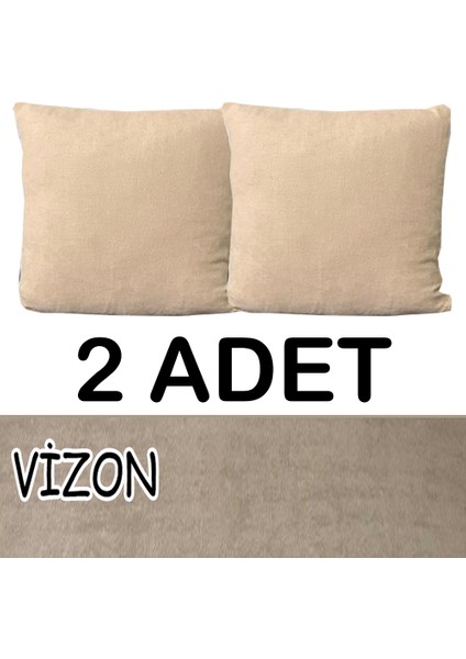 Süet Detaylı Angora Kumaş 2 Adet Kirlent Kılıfı fiyatları