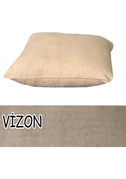 Süet Detaylı Angora Kumaş 2 Adet Kirlent Kılıfı modelleri