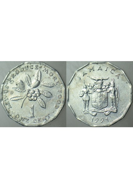 Jamaika 1 Cent 1991 Fao Hatıra.