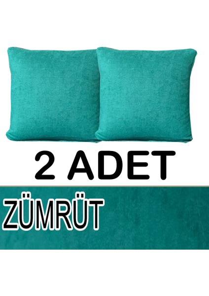 Süet Detaylı Angora Kumaş 2 Adet Kirlent Kılıfı fiyatları