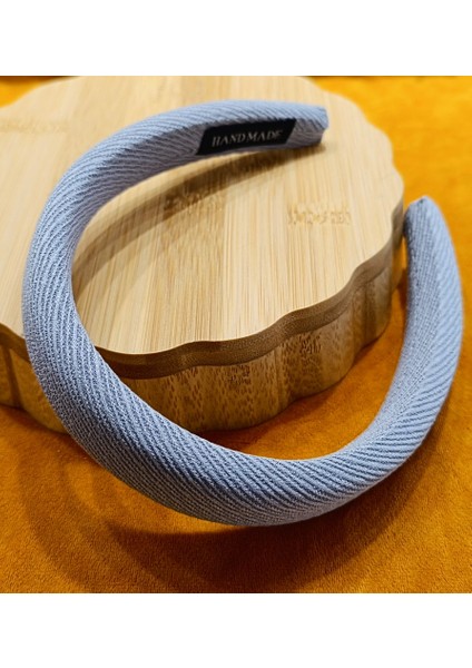 Mavi Lüks Gösterişli Düz Taç