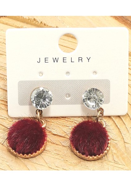 Renkli Figürlü Lüks Küpe